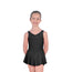 Roch Valley Skirted Ruched Front Leotard - Black