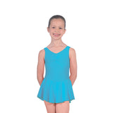 Roch Valley Skirted Ruched Front Leotard - Kingfisher