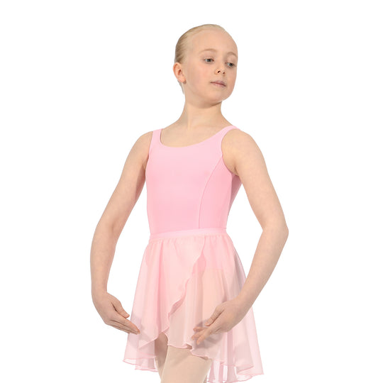 Roch Valley Elasticated Wrap-Over Chiffon Skirt - Pink