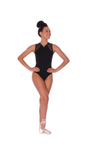 Roch Valley Sleeveless Turtle-neck Leotard with front Zip