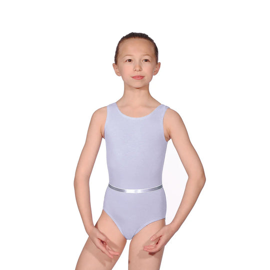 Roch Valley Cotton Lycra Sleeveless Leotard - Lilac