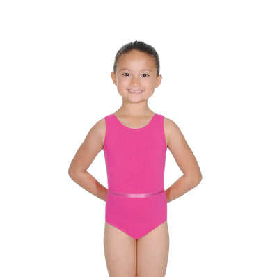 Roch Valley Cotton Lycra Sleeveless Leotard - Mulberry