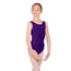 Roch Valley Tank Cotton Plain Front Leotard - Violet