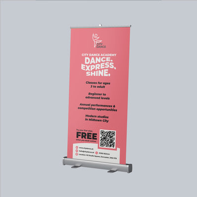 Roll Up Standard SUPPLY Banner 1000mm