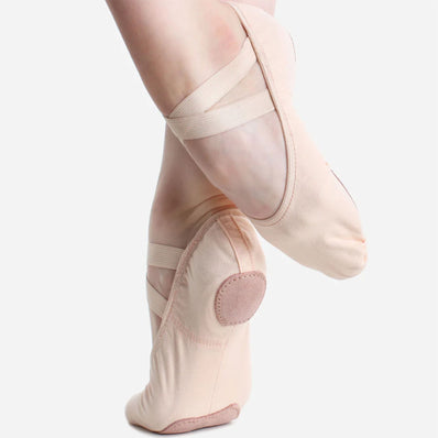 SoDanca Stretch Canvas B Width Ballet Shoe - Pink