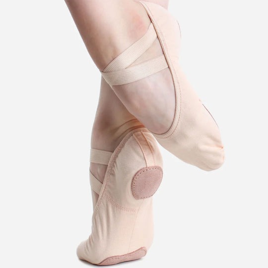 SoDanca Stretch Canvas B Width Ballet Shoe - Pink