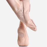 SoDanca Leather Split Sole Ballet Shoe - Pink