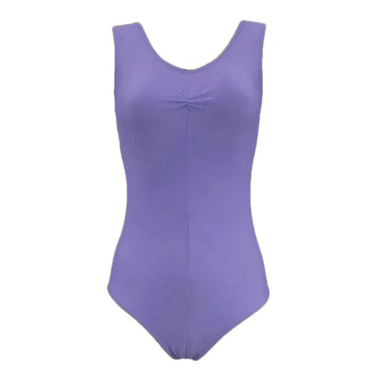 Angela Pinched Front Leotard - Lilac