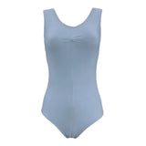 Angela Pinched Front Leotard - Pale Blue