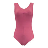 Angela Pinched Front Leotard - Raspberry