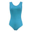 Angela Pinched Front Leotard - Turquoise