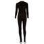 Bonnie Long Sleeve Catsuit - Black
