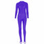 Bonnie Long Sleeve Catsuit - Delphinium
