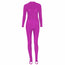 Bonnie Long Sleeve Catsuit - Flo Pink