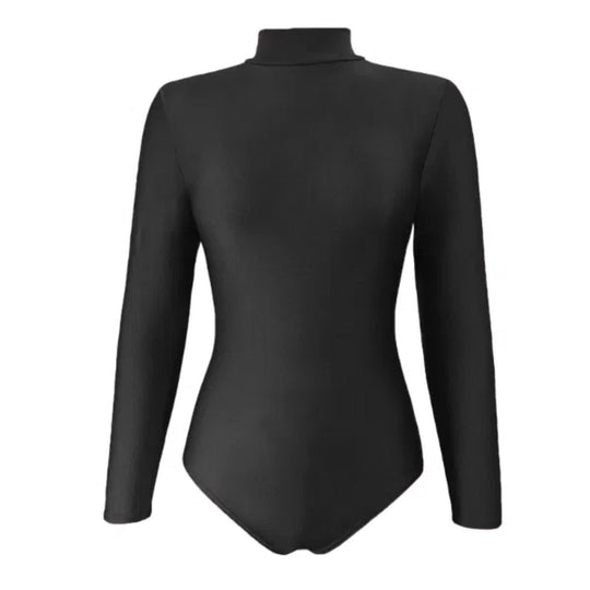 Dandy Long Sleeve Leotard - Black
