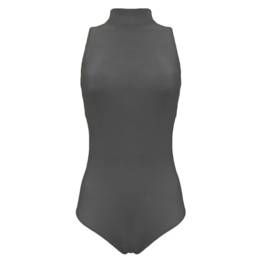 Randy High Neck Leotard - Black