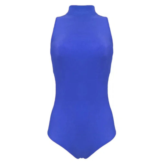 Randy High Neck Leotard - Royal
