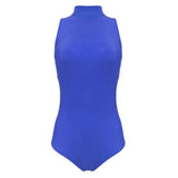 Randy High Neck Leotard - Royal