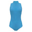 Randy High Neck Leotard - Turquoise