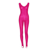 Scatty Pinched Front Catsuit - Flo Pink