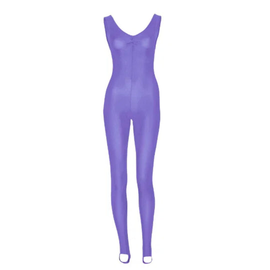 Scatty Pinched Front Catsuit - Lilac