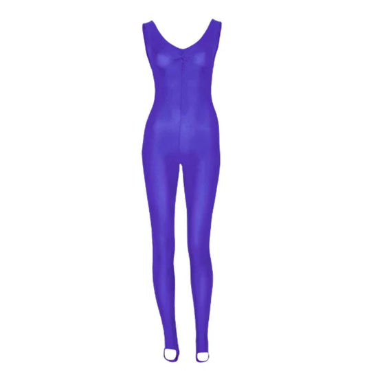 Scatty Pinched Front Catsuit - Royal