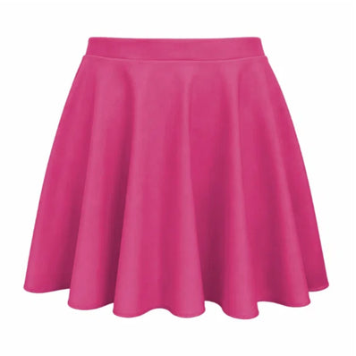 Lycra Circular Skirt - Raspberry