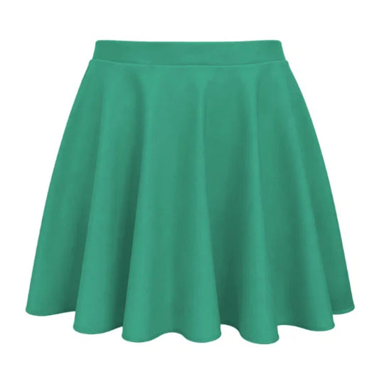 Lycra Circular Skirt - Vert Green