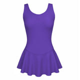 Sissy Skirted Leotard - Delphinium