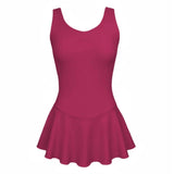 Sissy Skirted Leotard - Mulberry
