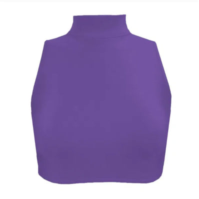 Bang High Neck Crop Top - Delphinium