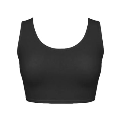 Lycra Pop Top - Black