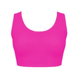 Lycra Pop Top - Flo Pink