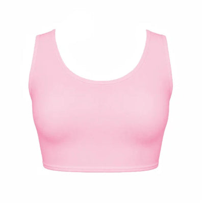 Lycra Pop Top - Pale Pink