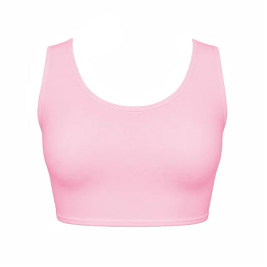 Lycra Pop Top - Pale Pink