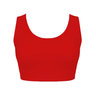 Lycra Pop Top - Red