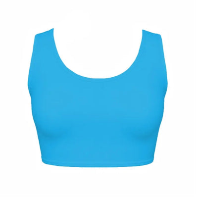 Lycra Pop Top - Turquoise