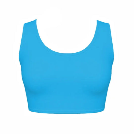 Lycra Pop Top - Turquoise