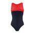 Tansy Crushed Velour Leotard - Red