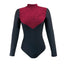 Toto Crushed Velour Long Sleeve Leotard - Carnation