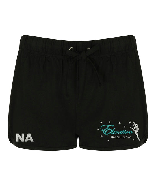 Elevation Dance Studios Ladies Retro Shorts