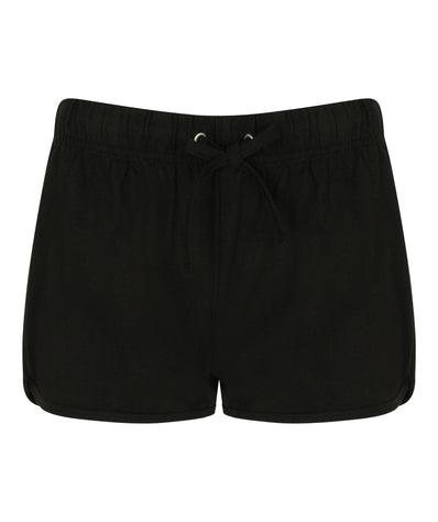 Ladies Retro Shorts - Black