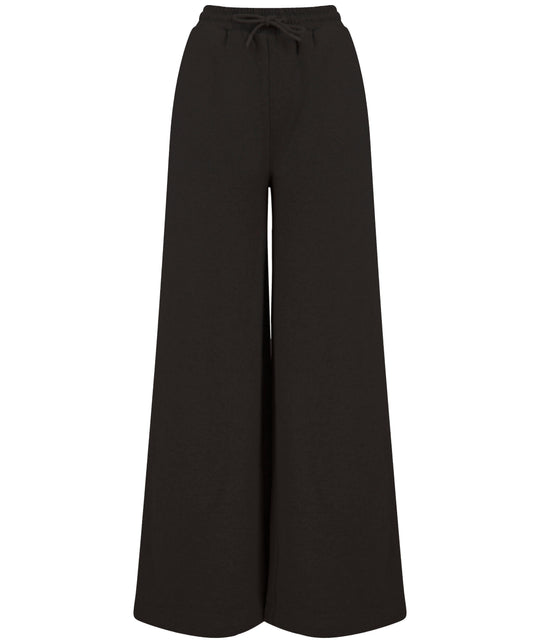 Ladies Wide Leg Jogger - Black