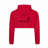 SK Academy Be a Dancer Cropped Kids Varsity Hoodie