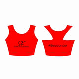 SK Academy BEADANCER Racer Back Crop Top