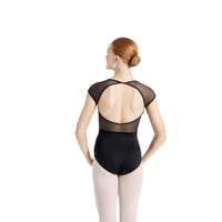 Studio Cap Sleeve High Neck Leotard