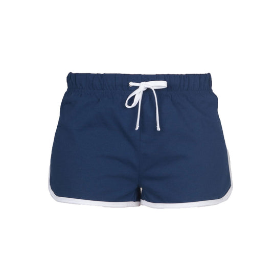 Kids Retro Short - Navy/White
