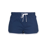 Kids Retro Short - Navy/White