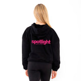 Spotlight Dance Studios Ladies Cropped Over Sized Hoodie
