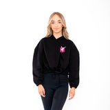 Spotlight Dance Studios Ladies Cropped Over Sized Hoodie
